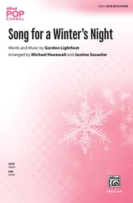 Song for a Winter's Night SATB choral sheet music cover Thumbnail